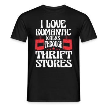 Vente à la ferme Thrifting - T-shirt homme - noir - Devant - AI Model Male 178 light (178cm)