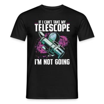 Stargazer Gift Kosmologie Stargazing - Männer T-Shirt - Schwarz - Vorne - AI Model Male 178 light (178cm)