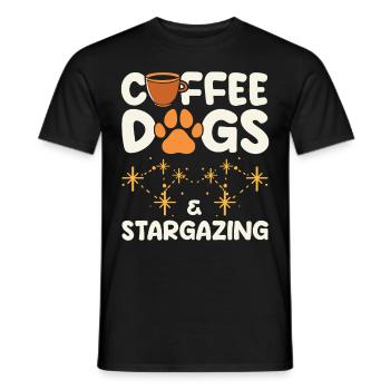Stargazer Gift Kosmologie Stargazing - Männer T-Shirt - Schwarz - Vorne - AI Model Male 178 light (178cm)