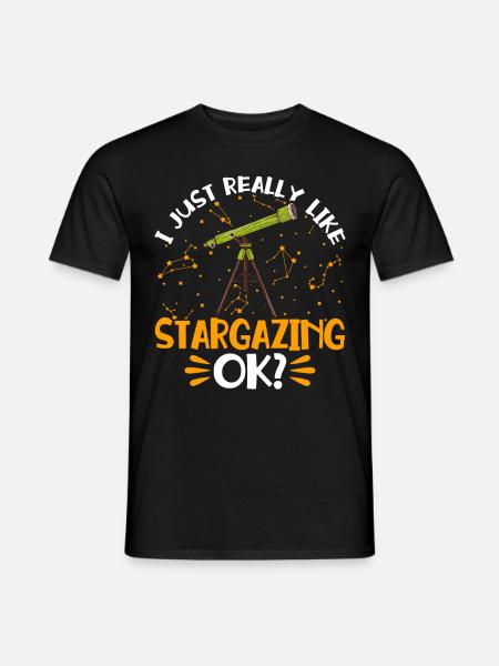 Stargazer Poison Cosmology Stargazing - Men's T-Shirt - black