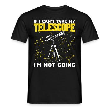 Stargazer Gift Kosmologie Stargazing - Männer T-Shirt - Schwarz - Vorne - AI Model Male 178 light (178cm)