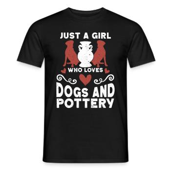Ceramic Oven Cermaicist Ceramic Clay Oven Pot - Men's T-Shirt - black - Front - AI Model Male 178 light (178cm)