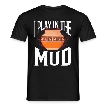 Ceramic Oven Cermaicist Ceramic Clay Oven Pot - Men's T-Shirt - black - Front - AI Model Male 178 light (178cm)