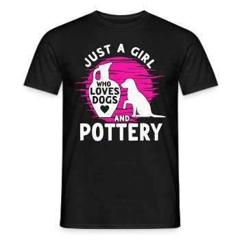 Ceramic Oven Cermaicist Ceramic Clay Oven Pot - Men's T-Shirt - black - Front - AI Model Male 178 light (178cm)