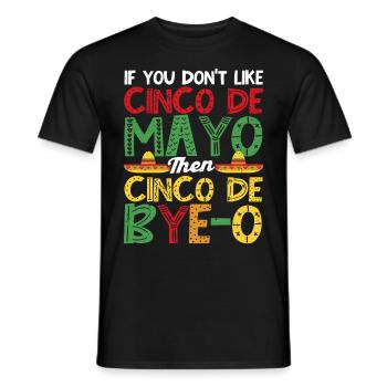 Cinco De Mayo Mexican Party Cinco De Mayo - Men's T-Shirt - black - Front - AI Model Male 178 light (178cm)
