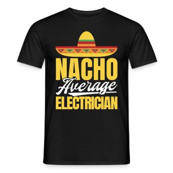 Cinco De Mayo Parti mexicain Cinco De Mayo - T-shirt homme - noir - Devant - AI Model Male 178 light (178cm)