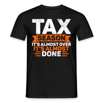 Tax Season Cpa Accountant Gift Tax Day - Men's T-Shirt - black - Front - AI Model Male 178 light (178cm)