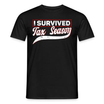Steuersaison Cpa Buchhalter Geschenk Steuertag - Männer T-Shirt - Schwarz - Vorne - AI Model Male 178 light (178cm)