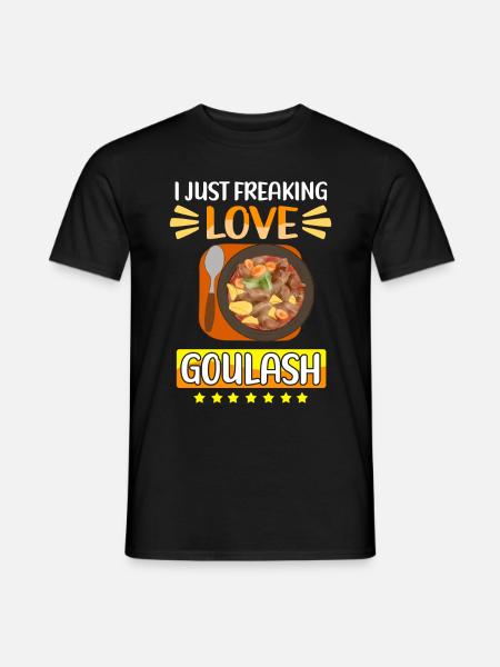 Gulasch ungersk gulaschgåva - T-shirt herr - svart