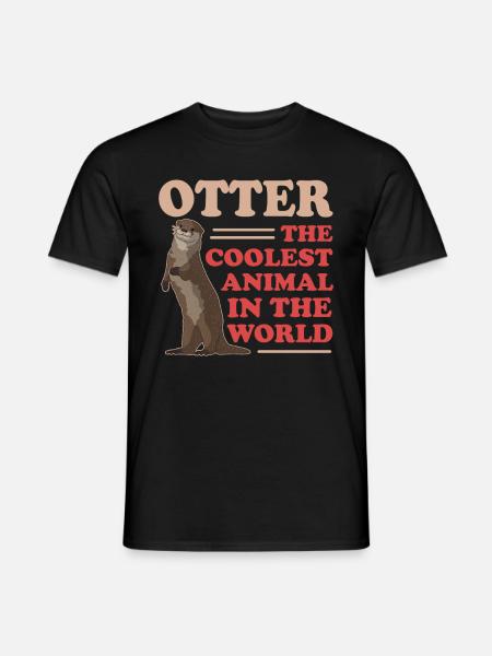 Lontra Sea Otter Lontra Regalo - T-shirt uomo - nero
