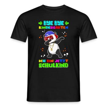 Einschulung Schulanfang Schule Schulkind Geschenk - Männer T-Shirt - Schwarz - Vorne - AI Model Male 178 light (178cm)