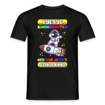 Einschulung Schule Schulanfang Schulkind Geschenk - Männer T-Shirt - Schwarz - Vorne - AI Model Male 178 light (178cm)