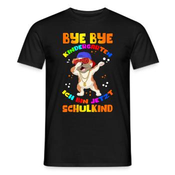 School Enrollment School Beginners Schoolchildren Gift - Men's T-Shirt - black - Front - AI Model Male 178 light (178cm)