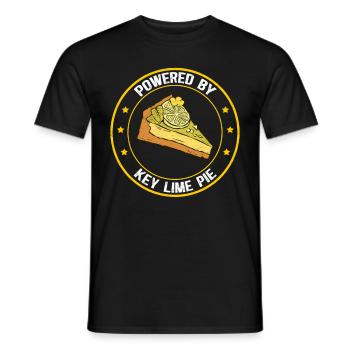 Gâteau à la lime Gâteau au citron Cadeau - T-shirt homme - noir - Devant - AI Model Male 178 light (178cm)