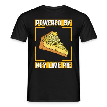 Lime Cake Lemon Cake Cake Gift - Men's T-Shirt - black - Front - AI Model Male 178 light (178cm)