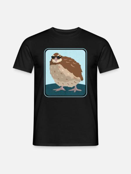 Wachtel Wachtelzüchter | Wachtelhaltung Geschenk - Männer T-Shirt - Schwarz
