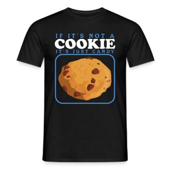 Cookies Cookies Cookie Baking Cookies Cadeau - T-shirt homme - noir - Devant - AI Model Male 178 light (178cm)