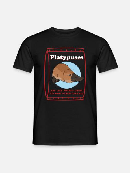 Ornithorynque Cadeau Ornithorynque - T-shirt homme - noir