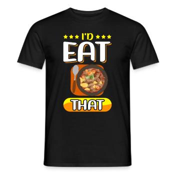 Gulasch Liebhaber Ungarischer Gulasch Geschenk - Männer T-Shirt - Schwarz - Vorne - AI Model Male 178 light (178cm)