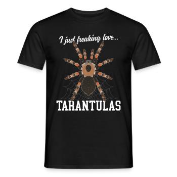 Vogelspinnen Spinnen Vogelspinne Geschenk - Männer T-Shirt - Schwarz - Vorne - AI Model Male 178 light (178cm)