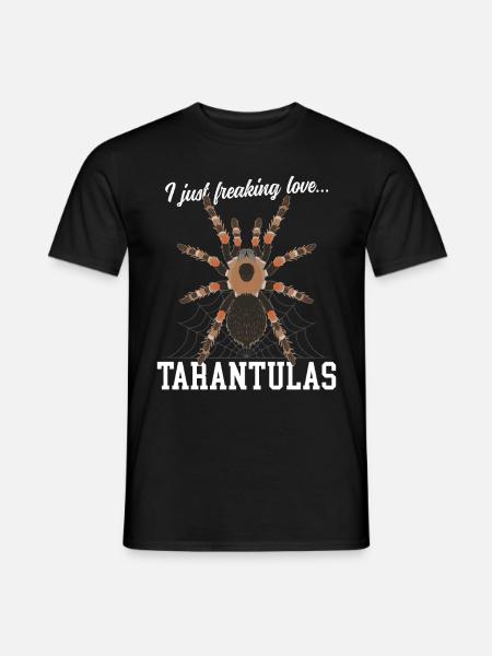 Tarantulas Spider Tarantula Gift - Men's T-Shirt - black