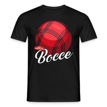 Boccia Bocce | Bocciaspieler Boulesport Geschenk - Männer T-Shirt - Schwarz - Vorne - AI Model Male 178 light (178cm)