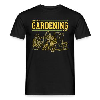 Jardin Accueil Jardinier Jardinier Jardinier Jardinier Jardinage Cadeau - T-shirt homme - noir - Devant - AI Model Male 178 light (178cm)