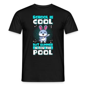 Summer Holidays Holiday School Student Gift - Men's T-Shirt - black - Front - AI Model Male 178 light (178cm)