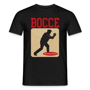 Boccia Boccia Player Boules Bocce Cadeau - T-shirt homme - noir - Devant - AI Model Male 178 light (178cm)
