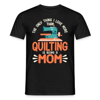 Quilten Geschenk Nähen Stricken Quilter - Männer T-Shirt - Schwarz - Vorne - AI Model Male 178 light (178cm)