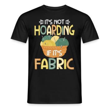 Quilten Geschenk Nähen Stricken Quilter - Männer T-Shirt - Schwarz - Vorne - AI Model Male 178 light (178cm)