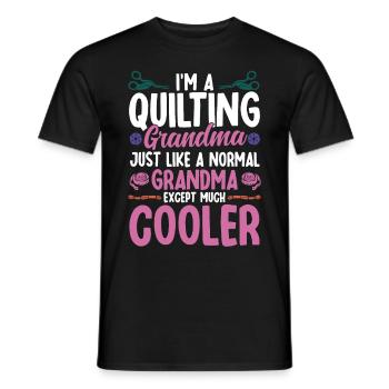 Quilten Geschenk Nähen Stricken Quilter - Männer T-Shirt - Schwarz - Vorne - AI Model Male 178 light (178cm)