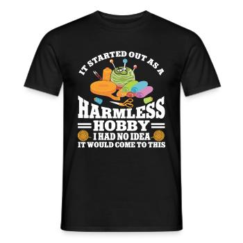 Quilten Geschenk Nähen Stricken Quilter - Männer T-Shirt - Schwarz - Vorne - AI Model Male 178 light (178cm)