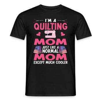 Quilten Geschenk Nähen Stricken Quilter - Männer T-Shirt - Schwarz - Vorne - AI Model Male 178 light (178cm)