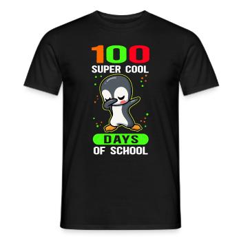 100 School Days School Kids School Gift - Men's T-Shirt - black - Front - AI Model Male 178 light (178cm)