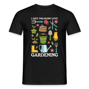 Gardening Garden Home Gardener Gardener Gift - Men's T-Shirt - black - Front - AI Model Male 178 light (178cm)