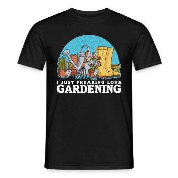 Garden Gardening Home Gardener Gardener Gift - Men's T-Shirt - black - Front - AI Model Male 178 light (178cm)
