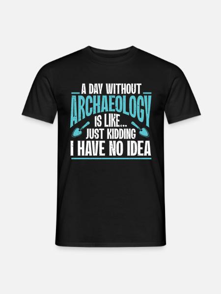 Archaeologist Gift Archaeology - Men's T-Shirt - black