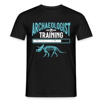 Archéologue Gift Archéologie - T-shirt homme - noir - Devant - AI Model Male 178 light (178cm)