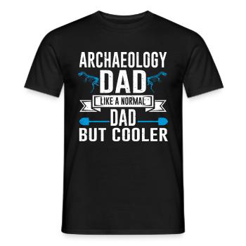 Archéologue Gift Archéologie - T-shirt homme - noir - Devant - AI Model Male 178 light (178cm)