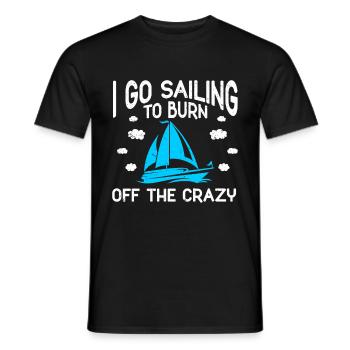Voilier Cadeau Voilier Capitaine de navigation - T-shirt homme - noir - Devant - AI Model Male 178 light (178cm)