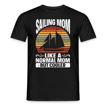 Voilier Cadeau Voilier Capitaine de navigation - T-shirt homme - noir - Devant - AI Model Male 178 light (178cm)