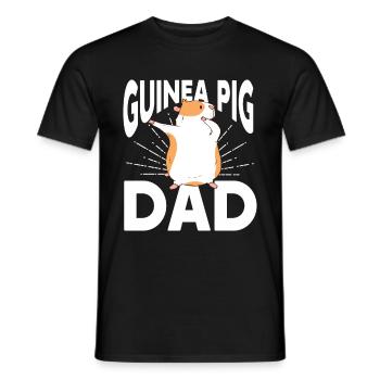 Meerschweinchen Geschenk Haustier Meerschweinchen - Männer T-Shirt - Schwarz - Vorne - AI Model Male 178 light (178cm)