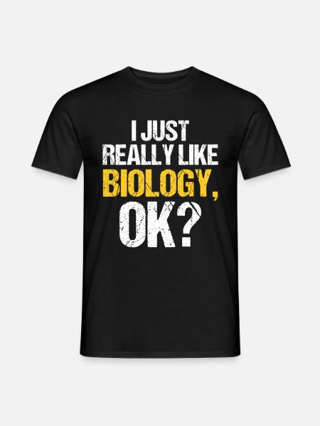 Biology Gift Biologist - Men's T-Shirt - black