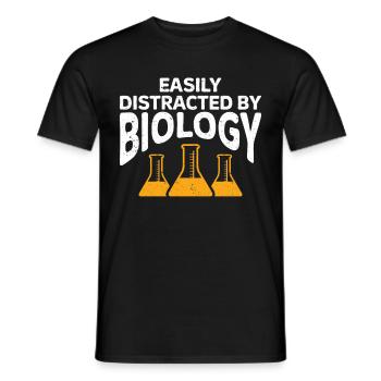 Biologiste Cadeau Biologie - T-shirt homme - noir - Devant - AI Model Male 178 light (178cm)