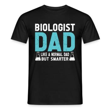 Biologiste Cadeau Biologie - T-shirt homme - noir - Devant - AI Model Male 178 light (178cm)