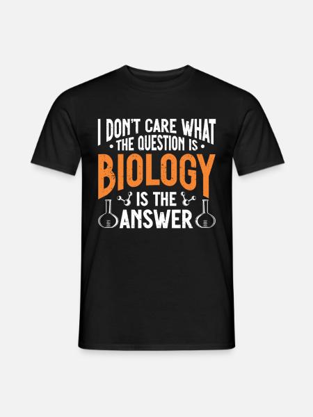 Biology Gift Biologist - Men's T-Shirt - black
