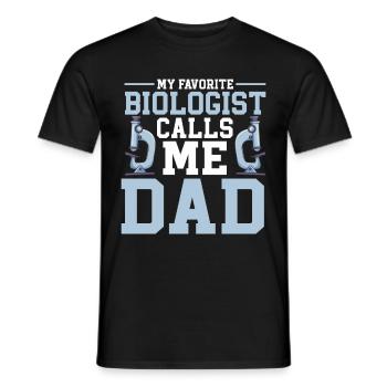 Biologiste Cadeau Biologie - T-shirt homme - noir - Devant - AI Model Male 178 light (178cm)