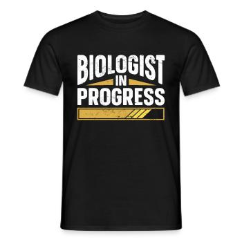 Biologiste Cadeau Biologie - T-shirt homme - noir - Devant - AI Model Male 178 light (178cm)