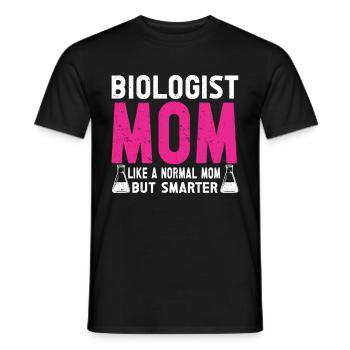 Biology Gift Biologist - Men's T-Shirt - black - Front - AI Model Male 178 light (178cm)